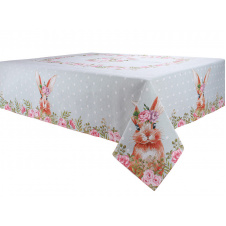 Кухонная скатерть Lefard 140х260 см Cute Bunny in flowers (AL219106 )