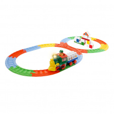 Фото - Игровой набор Kiddieland с конструктором Парвозик и зверята KD114107 Игровой набор Kiddieland с конструктором Парвозик и зверята KD114107