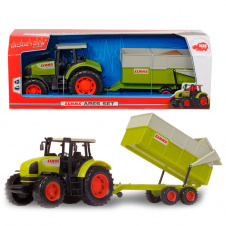 Детский трактор Dickie Toys с прицепом Клаас 57 см OL86915