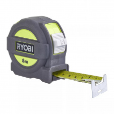 Фото - Рулетка вимірювальна RYOBI RTM8M 8 м х 25 мм Рулетка вимірювальна RYOBI RTM8M 8 м х 25 мм