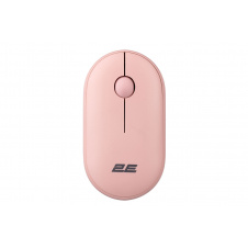 Бездротова миша для ноутбука 2E MF300 Silent WL/BT Рожевий