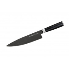 Фото - Нож кухонный Шеф 200 мм Samura MO-V Stonewash (SM-0085B) Нож кухонный Шеф 200 мм Samura MO-V Stonewash (SM-0085B)