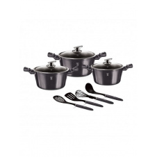 Набор посуды 10 предметов Berlinger Haus Metallic Line Carbon Pro Edition (BH-6919)