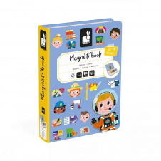 Игра с магнитами книжка магнитная Janod Профессии