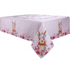 Кухонная скатерть Lefard 140х260 см Pink bunny and flowers (AL219109 )