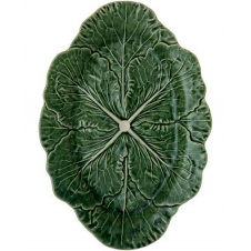 Набор 2 сервировочных блюда Cabbage 37x26см Зеленый DP67313 Bordallo Pinheiro