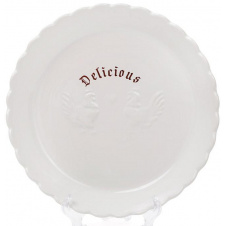 Блюдо Bona сервировочное Ceramic Тоскана Family DELICIOUS диаметр 28см с объемным рисунком DP40963