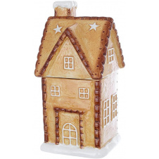 Емкость с крышкой BonaDi Gingerbread house для сыпучих продуктов 1000 мл Разноцветный DP232353