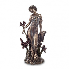 Cтатуетка колекційна Дама Alphonse Mucha 13x8,5x26 см Veronese Коричневий AL229039