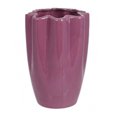 Ваза интерьерная Фиори фарфоровая диаметр 12х17см dark pink DP219227 BonaDi