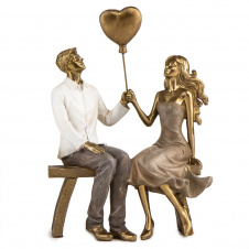 Фото - Фигурка декоративная Lefard First date 24x17x9 cm Золотистый (AL186617) Фигурка декоративная Lefard First date 24x17x9 cm Золотистый (AL186617)