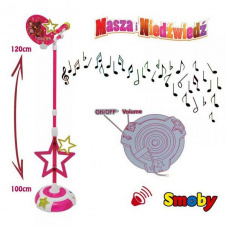 Микрофон детский Маша и Медведь на подставке Smoby IR32081