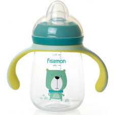 Бутылочка для кормления детская Baby Мистер Пес 260 мл с ручками Fissman DP43978