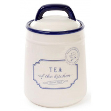 Банка Bona керамическая Red - Blue TEA 800 мл синяя DP37705