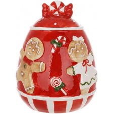 Емкость с крышкой BonaDi Merry Gingerbread для сыпучих продуктов 1900 мл Разноцветный DP233118