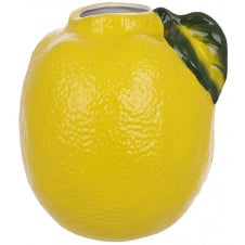 Керамічна ваза BonaDi Лимончик 20х18 см Жовто-зелений DP231180