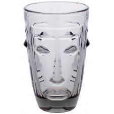 Склянки Wigo 6 штук 330ml із сірого напівпрозорого скла BonaDi DP218243