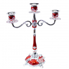 Свічник червоний Fersio Sabefet T-SS32250