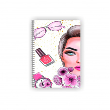 Блокнот Vivay Beauty Special Салон красоты А6 Разноцветный (hub_hvm3ij)