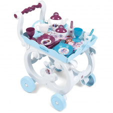 Детская тележка Frozen со съемным подносом и сервизом Smoby IG116502 44 х 31 х 47.5 см Разноцветный