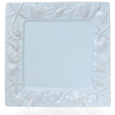 Блюдо Bona сервировочное Ceramic Морской Бриз 26х26х2.4см голубое DP40951