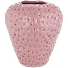 Керамическая ваза BonaDi Клубничка 27х24 см Розово-красный DP231174