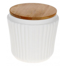 Банка с бамбуковой крышкой 450мл Liness White Bona DP118079