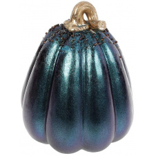 Фігурка Pumpkin 13х13х165см синя із золотом та бісером Bona DP113665
