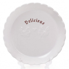 Блюдо Bona сервировочное Ceramic Тоскана Family DELICIOUS диаметр 23см с объемным рисунком DP40964