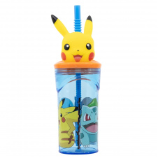 Бутылка с трубочкой 360 мл Stor Pokemon (08066)