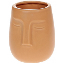 Ваза интерьерная Лицо фарфоровая диаметр 8,6х10см terracotta BonaDi DP219235