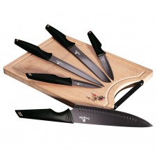 Набор ножей из 6 предметов Berlinger Haus Black Rose Collection (BH-2708)