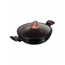 Вок с крышкой 30 см Berlinger Haus Black Rose Collection (BH-7112)
