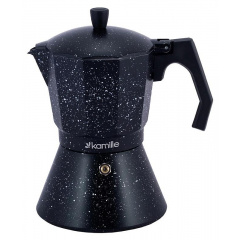 Гейзерная кофеварка Andel Black 600мл на 12 чашек DP218629 Kamille Одесса