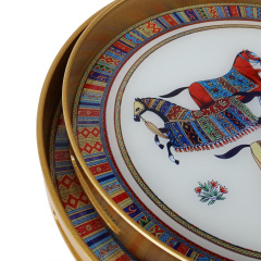 Комплект подносов horses 37 см из 2 штук Lefard AL120991 Ровно