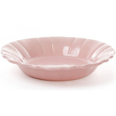 Набор Bona 6 глубоких тарелок Leeds Ceramics SUN диаметр 23см каменная керамика Розовые DP40162 Черновцы