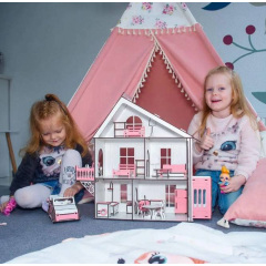 Домик кукольный на 5 комнат 46.5х37.4 см Toy Options PH218613 Житомир
