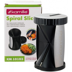 Спиральная овощерезка со сменными лезвиями черная DP218627 Kamille Луцк