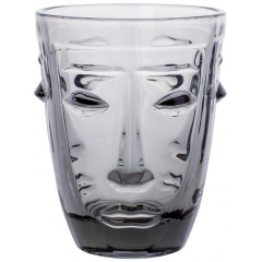 Стаканы Teo 6 штук 250ml из серого полупрозрачного стекла DP218242 BonaDi Одесса