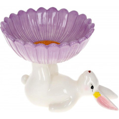 Конфетница 20х15х14см Violet Cute Rabbit Bona DP118462 Чернігів