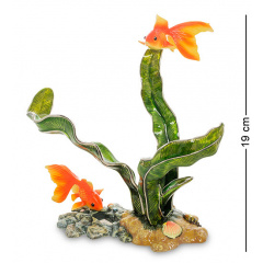 Подставка для бутылки металлическая Goldfish 19 см Pavone AL113933 Одеса