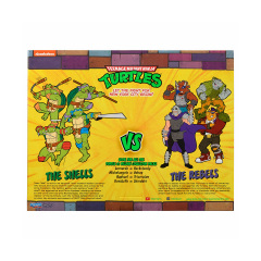 Игровые фигурки в наборе TMNT Леонардо против Рокстеди 15 см KD98693 Львів
