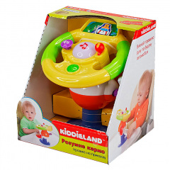 Игрушка на присоске Kiddieland Умный руль украинский ТKD34561 Вінниця