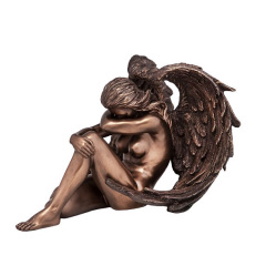 Фігурка інтер'єрна Angel 11 см Veronese Коричневий AL228513 Королево