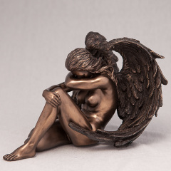 Фігурка інтер'єрна Angel 11 см Veronese Коричневий AL228513 Королево
