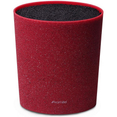 Бревно для ножей Brash Stand Мрамор 22см пластиковая круглая DP38290 Kamille Житомир
