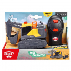 Мини-экскаватор Dickie Toys Volvo со световыми эффектами 14 см (OL218359) Тячев