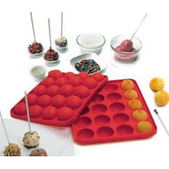Силиконовая форма Hauser для Кейк попс CAKE POPS 23х19см 20 ячеек DP37207 Киев
