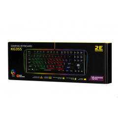 Клавіатура ігрова провідна 2E Gaming KG355 LED USB Ukr Чорний Запоріжжя