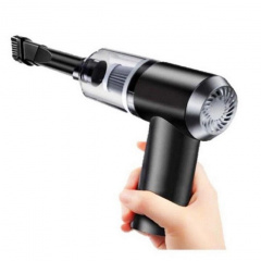 Аккумуляторный пылесос автомобильный 2в1 Vacuum Cleaner 8696 Black CNV Полтава